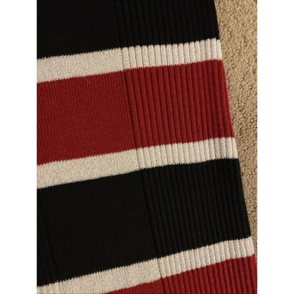 NWT DEREK HEART VINTAGE LONG SWEATER DRESS SIZE M STRIPED GLITTER DETAIL - Picture 3 of 15